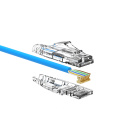 OEM Slim 28AWG Cat6a Patch Cable Unshielded UTP Cabling 100% Component Level Tested Internet Cables